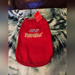 Wondershop Pet Sweatshirt Christmas Feliz Navidad Size Small. Medium. Large. XL